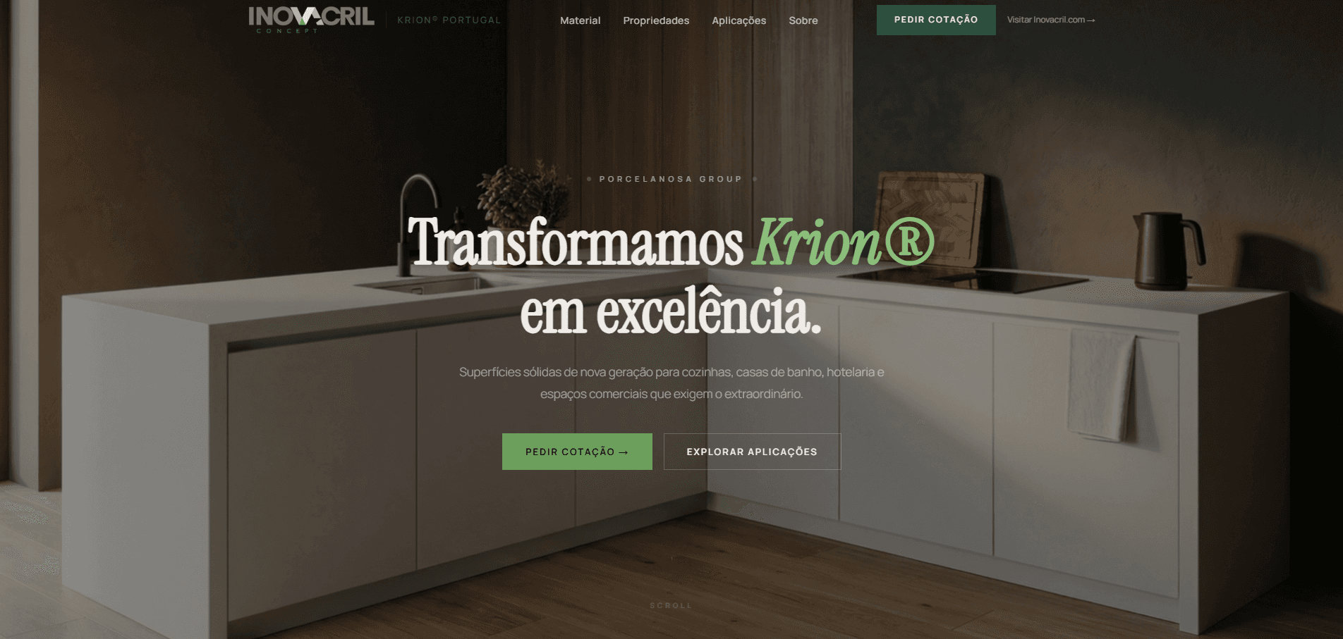 Krion® Portugal — B2B · Lead generation
